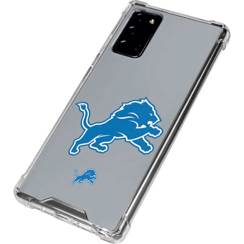 NFL Detroit Lions Large Logo Galaxy Note20 5G Clear Case
