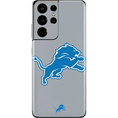NFL Detroit Lions Large Logo Galaxy S21 Ultra 5G Skin