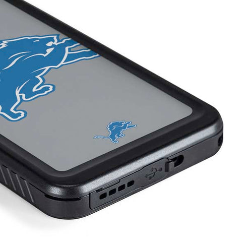 NFL Detroit Lions Large Logo Galaxy S23 Plus Waterproof Case