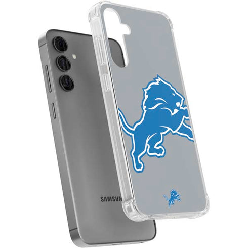 NFL Detroit Lions Large Logo Galaxy S24 Plus Clear Case