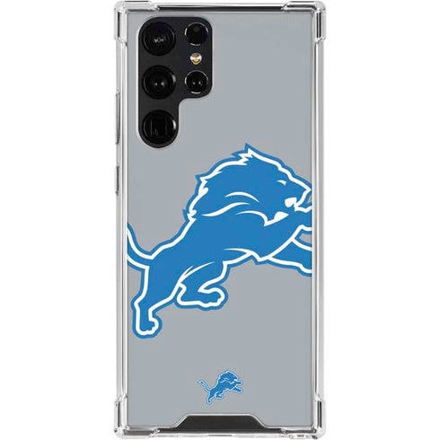 NFL Detroit Lions Large Logo Galaxy S24 Ultra Clear Case