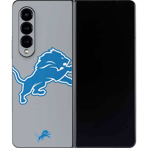 NFL Detroit Lions Large Logo Galaxy Z Fold4 5G Skin