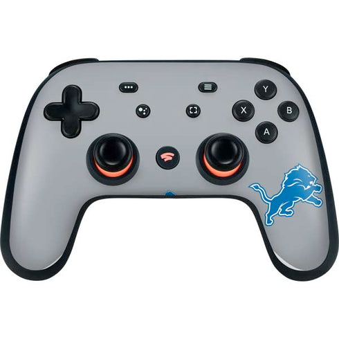 NFL Detroit Lions Large Logo Google Stadia Controller Skin