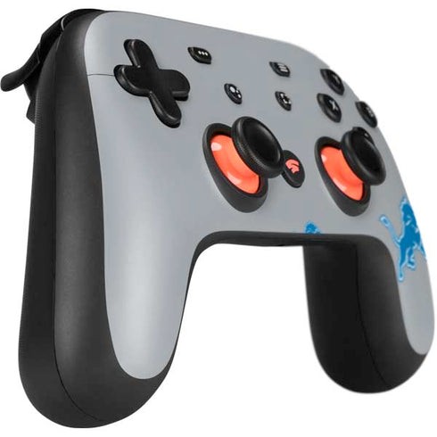 NFL Detroit Lions Large Logo Google Stadia Controller Skin