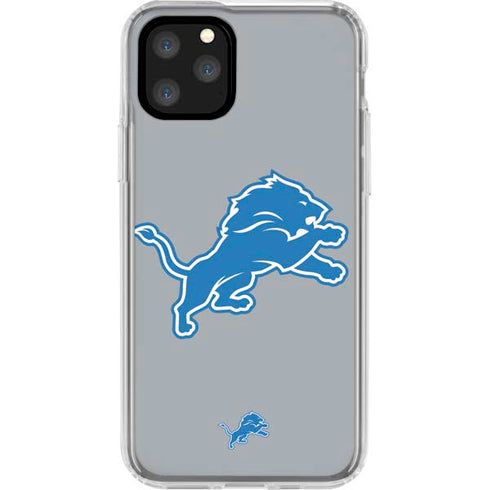 NFL Detroit Lions Large Logo iPhone 11 Pro Clear Case