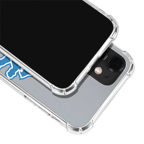NFL Detroit Lions Large Logo iPhone 12 Clear Case