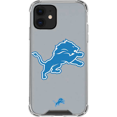 NFL Detroit Lions Large Logo iPhone 12 Mini Clear Case