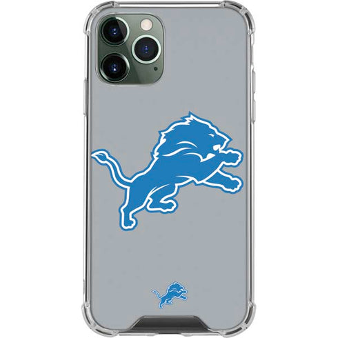 NFL Detroit Lions Large Logo iPhone 12 Pro Clear Case