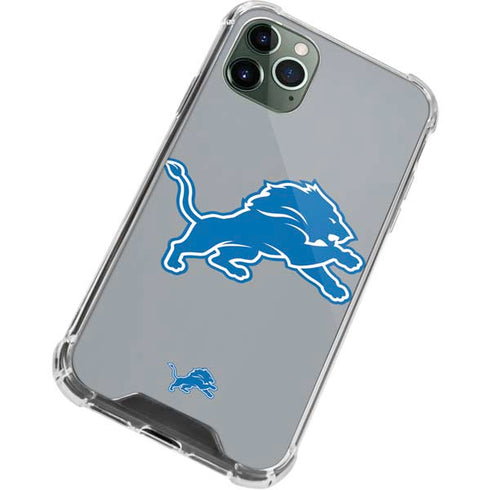 NFL Detroit Lions Large Logo iPhone 12 Pro Clear Case
