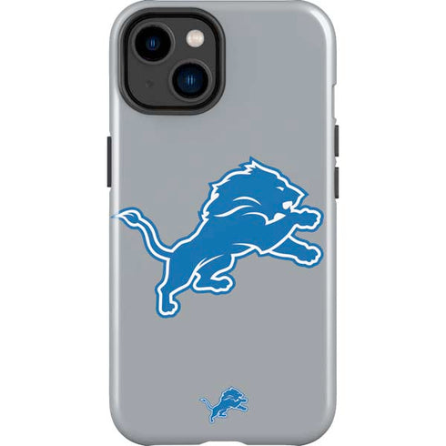 NFL Detroit Lions Large Logo iPhone 14 Plus Impact Case