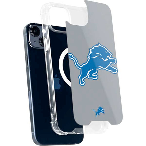NFL Detroit Lions Large Logo iPhone 15 Plus MagSafe Case