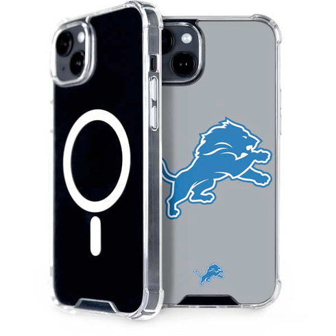 NFL Detroit Lions Large Logo iPhone 15 Plus MagSafe Case