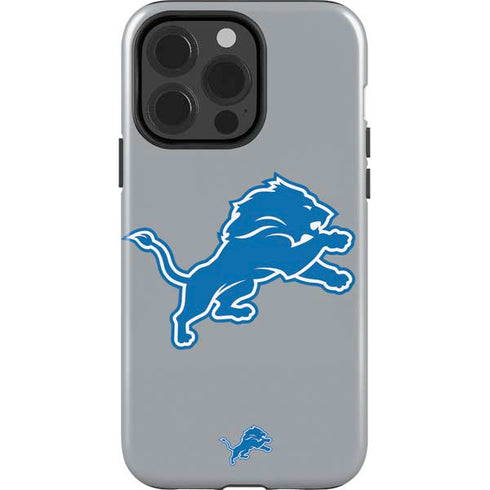 NFL Detroit Lions Large Logo iPhone 15 Pro Impact Case