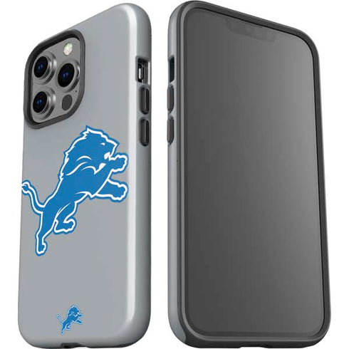 NFL Detroit Lions Large Logo iPhone 15 Pro Impact Case