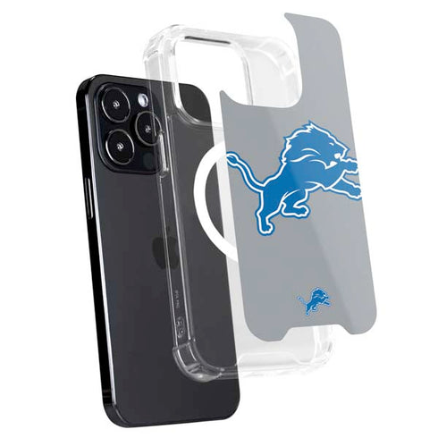 NFL Detroit Lions Large Logo iPhone 15 Pro Max MagSafe Case
