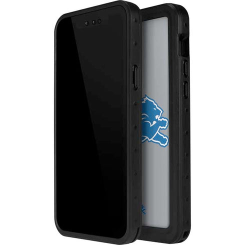 NFL Detroit Lions Large Logo iPhone 14 Pro Max Waterproof Case