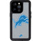 NFL Detroit Lions Large Logo iPhone 14 Pro Waterproof Case