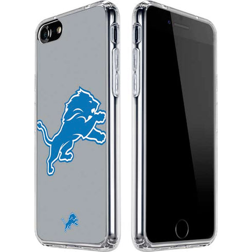 NFL Detroit Lions Large Logo iPhone SE (2nd & 3rd Gen) Clear Case