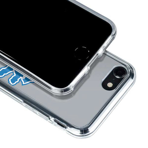 NFL Detroit Lions Large Logo iPhone SE (2nd & 3rd Gen) Clear Case