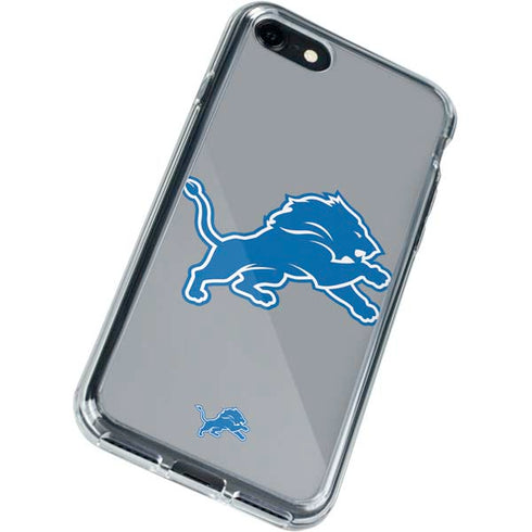 NFL Detroit Lions Large Logo iPhone SE (2nd & 3rd Gen) Clear Case