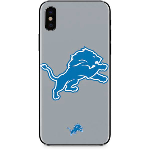 NFL Detroit Lions Large Logo iPhone XS Skin