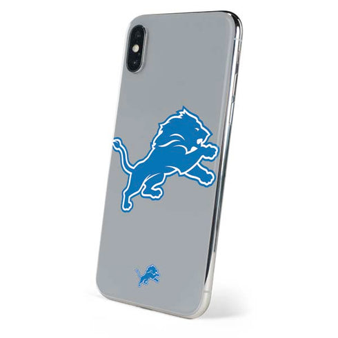 NFL Detroit Lions Large Logo iPhone XS Skin