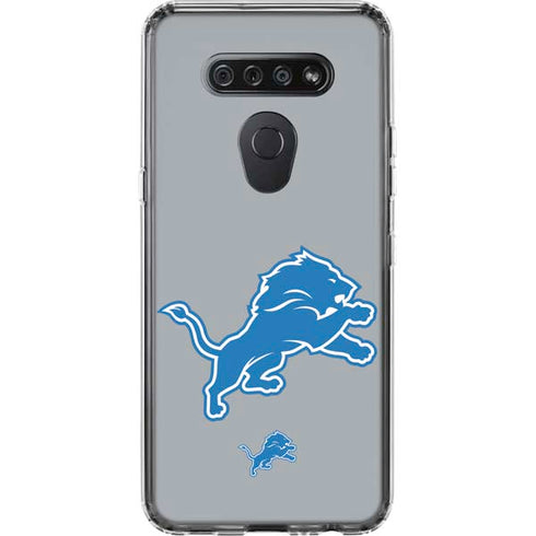 NFL Detroit Lions Large Logo LG K51/Q51 Clear Case