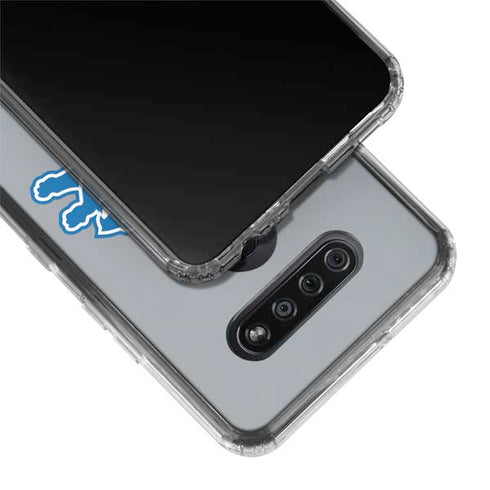 NFL Detroit Lions Large Logo LG K51/Q51 Clear Case