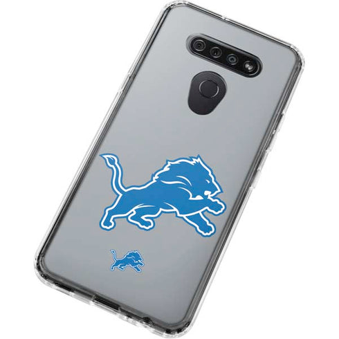 NFL Detroit Lions Large Logo LG K51/Q51 Clear Case