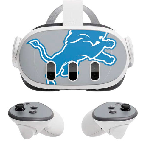 NFL Detroit Lions Large Logo Meta Quest 3 Skin