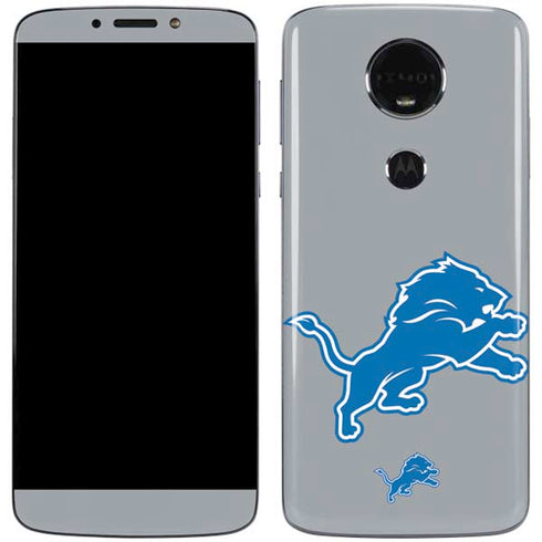 NFL Detroit Lions Large Logo Moto E5 Plus Skin