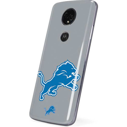 NFL Detroit Lions Large Logo Moto E5 Plus Skin