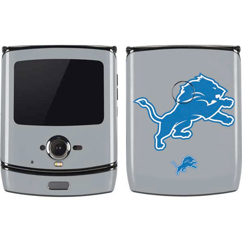 NFL Detroit Lions Large Logo Motorola RAZR Skin
