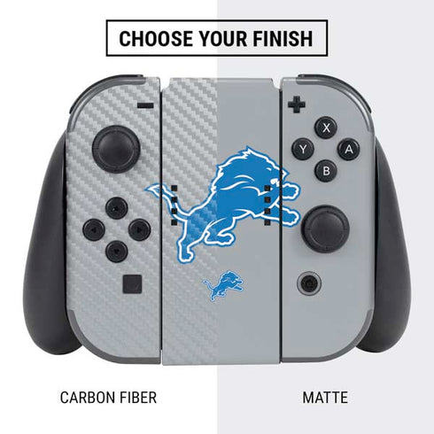 NFL Detroit Lions Large Logo Nintendo Switch Bundle Skin