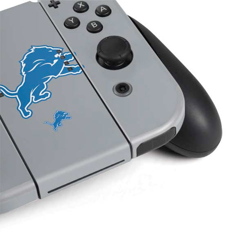 NFL Detroit Lions Large Logo Nintendo Switch OLED (2021) Skin
