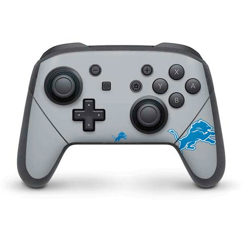 NFL Detroit Lions Large Logo Nintendo Switch Pro Controller Skin