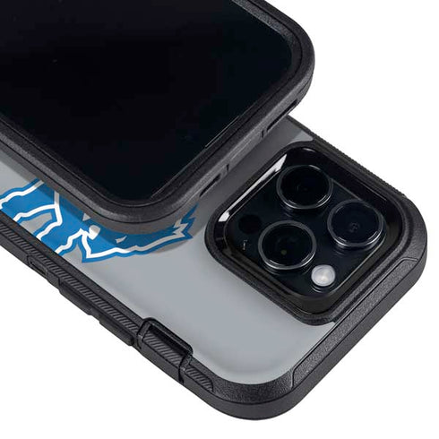NFL Detroit Lions Large Logo Otterbox Defender iPhone Skin