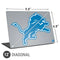 NFL Detroit Lions Large Logo Universal Laptop 12in (9.8 x 6.8in) Skin