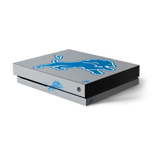NFL Detroit Lions Large Logo Xbox One X Console Skin