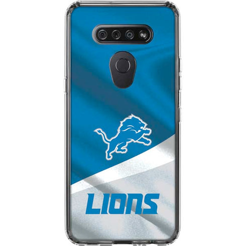 NFL Detroit Lions LG K51/Q51 Clear Case