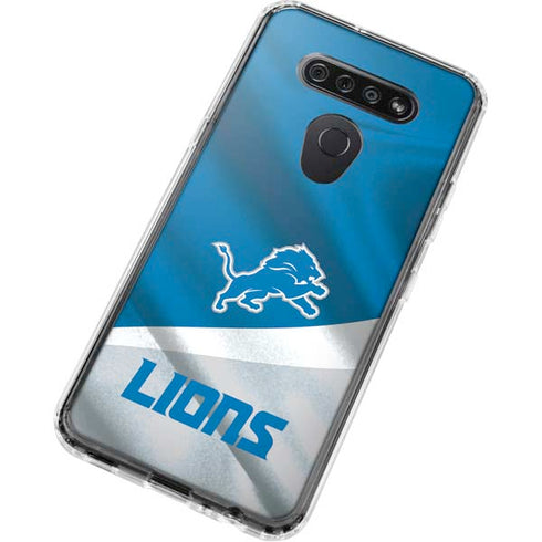 NFL Detroit Lions LG K51/Q51 Clear Case