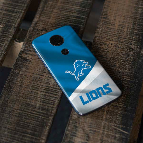 NFL Detroit Lions Moto E5 Plus Skin