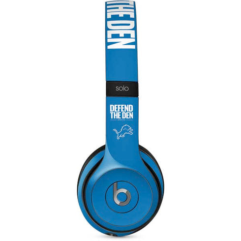 NFL Detroit Lions Team Motto Beats Solo 2 Wired Skin