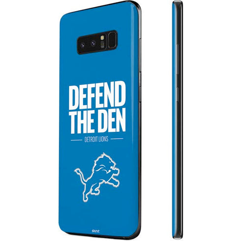 NFL Detroit Lions Team Motto Galaxy Note 8 Skin