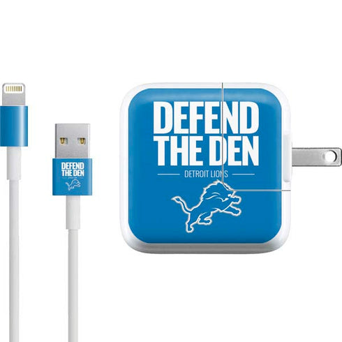 NFL Detroit Lions Team Motto iPad Charger (10W USB) Skin