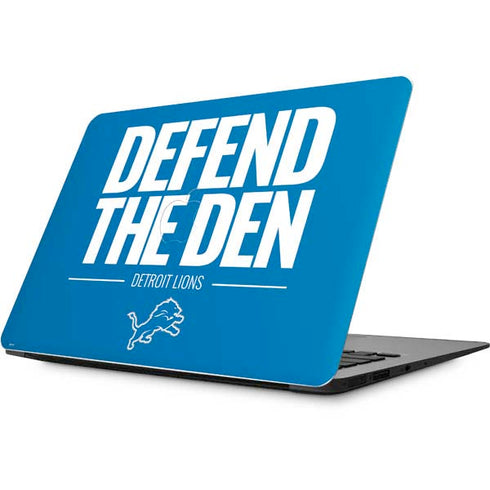 NFL Detroit Lions Team Motto Apple MacBook Skin