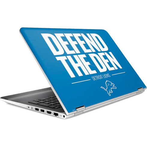 NFL Detroit Lions Team Motto HP Pavilion Skin