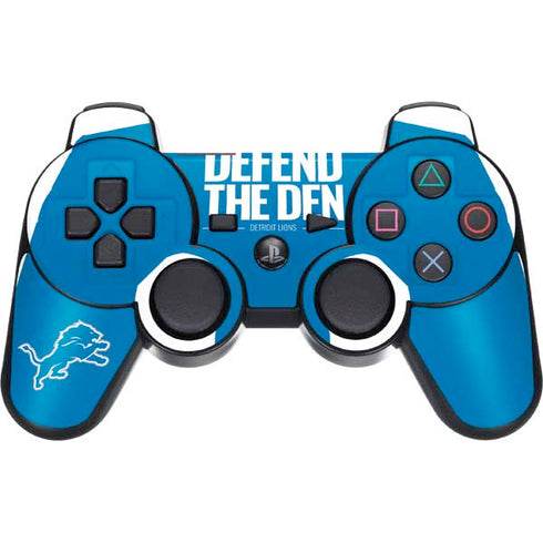 NFL Detroit Lions Team Motto PS3 Dual Shock wireless controller Skin
