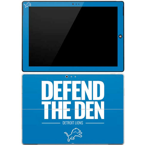 NFL Detroit Lions Team Motto Surface Pro 3 Skin