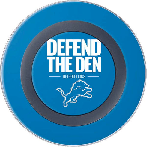 NFL Detroit Lions Team Motto Wireless Charger Skin